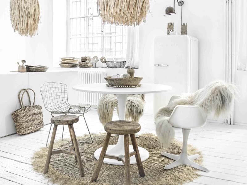 white interior styling